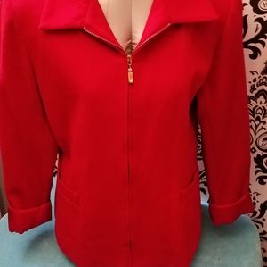 Red wool Blazer